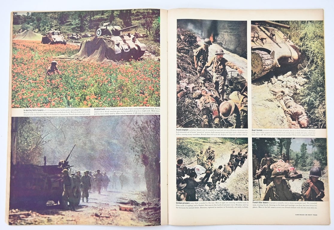 US WW2 Life Magazine August 1944 'Kelso C. Horne'