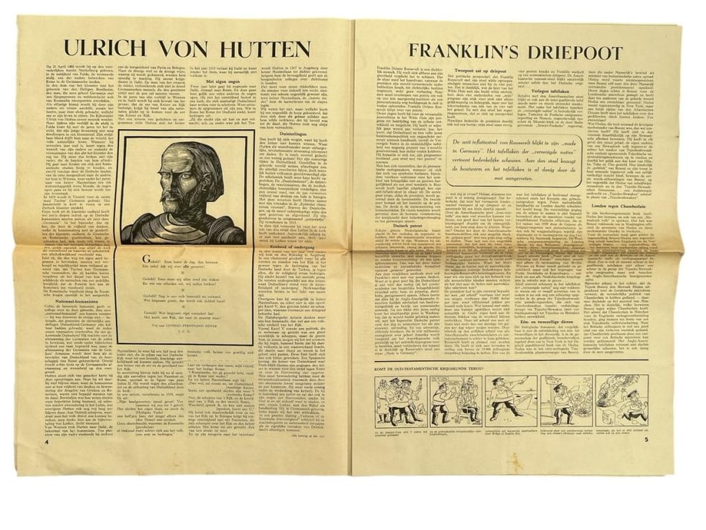 Dutch Waffen SS Newspaper – Storm SS No 3 April 23th 1943