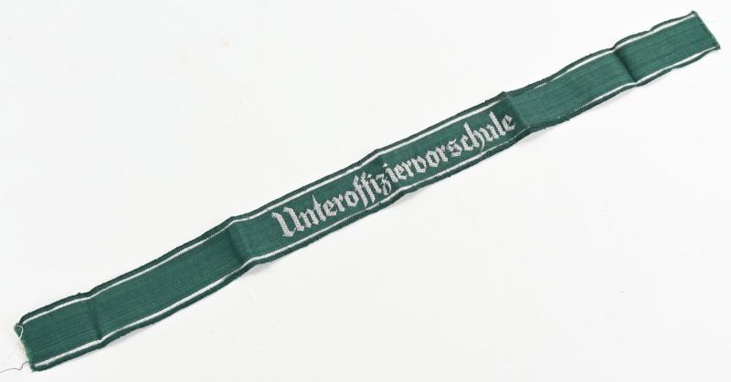 German WH Cufftitle 'Unteroffiziervorschule'