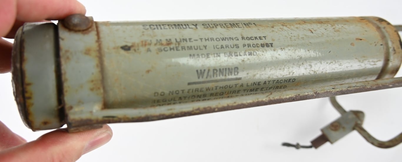 British WW2 Schermuly Line Throwing Pistol