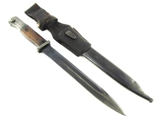 K98 Bayonet (Seitengewehr) With Matching Scabbard and Frog...