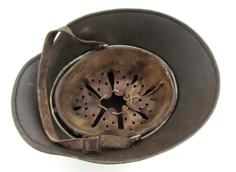 Wehrmacht Reissued German M18 Helmet (ET64) with Early M31 Aluminum Liner