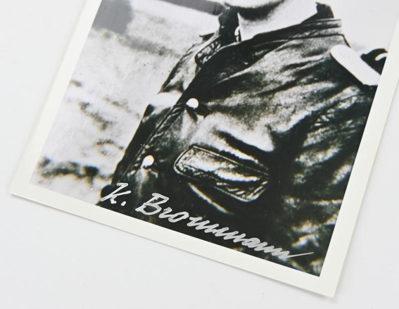 Signature of Waffen-SS Member 'Karl Brommann'
