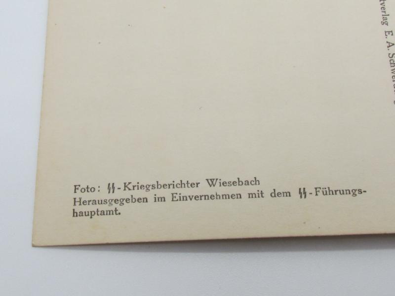 Postcard : Unsere Waffen-SS