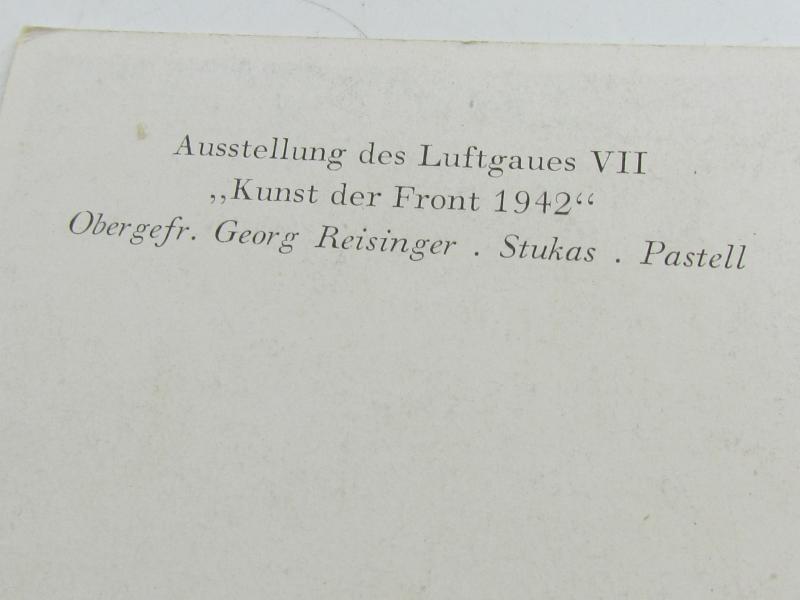 Postcard : Exhibition ‘Kunst der Front’, 1942
