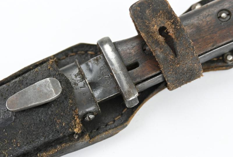German WH K98 Mauser Bayonet with Frog