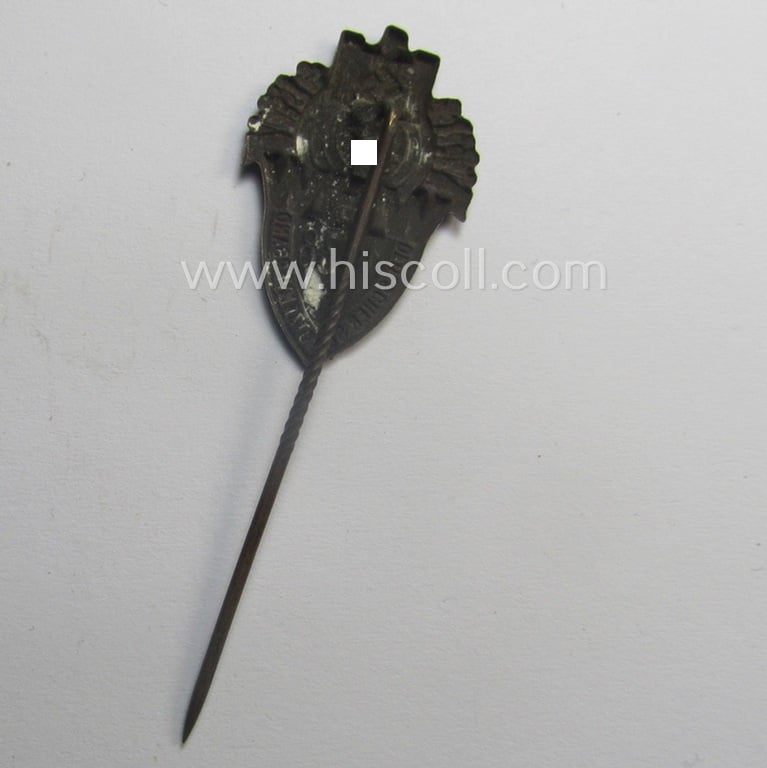 WHW- (ie. 'Winterhilfswerke'- ie. 'Opferschiessen'-) related commemorative lapel-pin entitled: 'WHW - Deutscher Schützenverband - 1938'