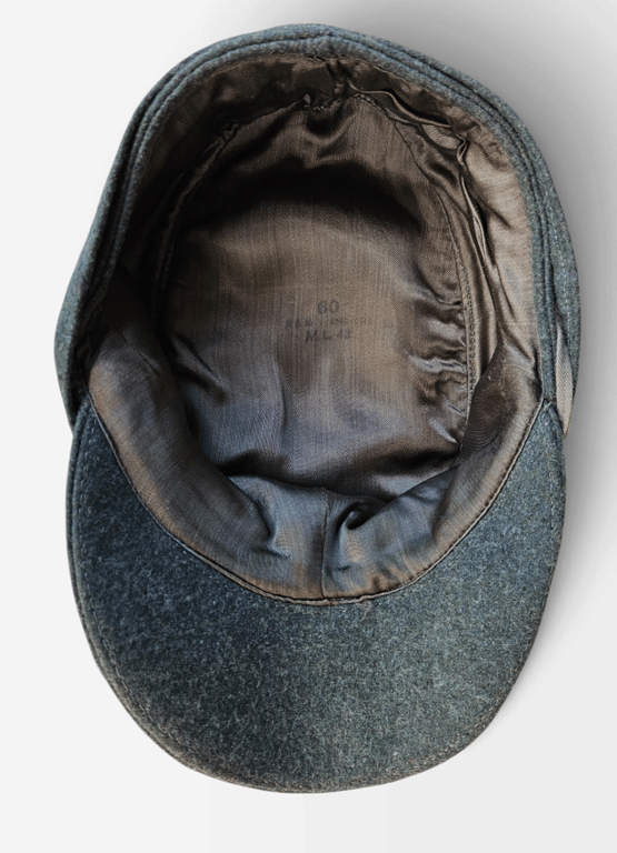 Wehrmacht Heer Officer’s M43 Field Cap by Peter Küpper – 1943 (Size 60)