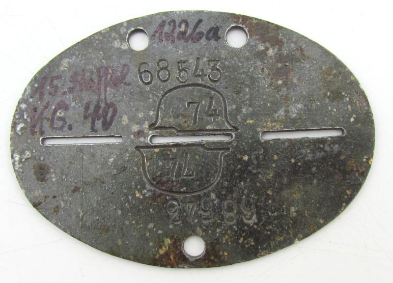 Erkennungsmarke ( EKM ) 15e Staffel van Kampfgeschwader 40 (KG.40)