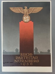 Reichsparteitag Nurnberg 1936 postcard