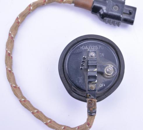 British WW2 RAF E-type Microphone Oxygen Mask
