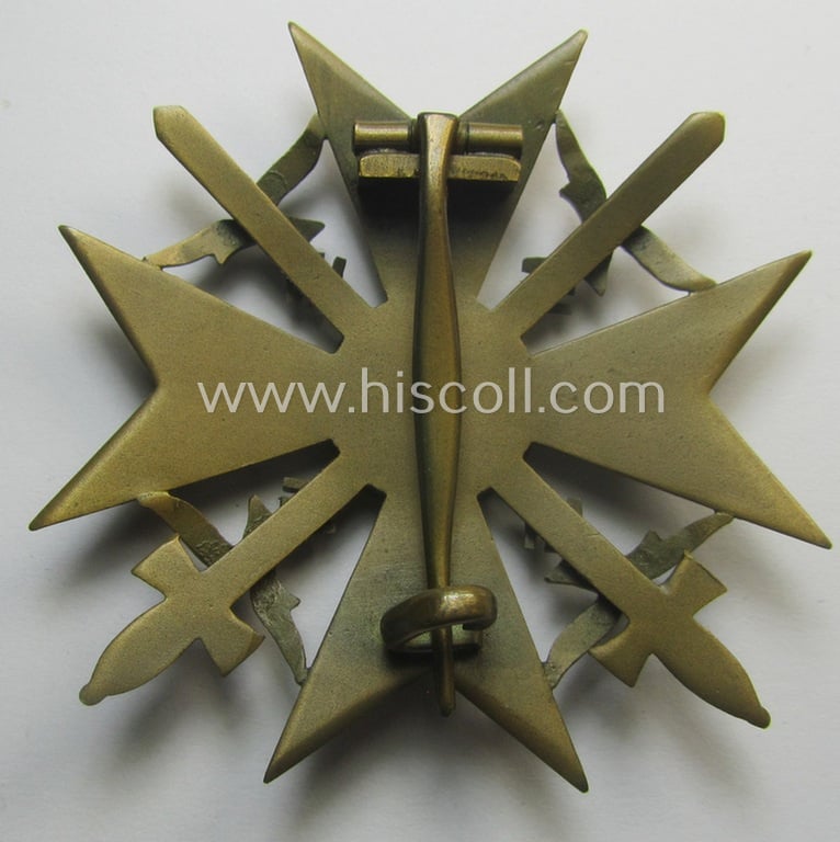 Superb - and actually fairly scarcely encountered! - 'Spanienkreuz mit Schwerten in Bronze' being a neat non-maker-marked example that was produced by a to date still unidentified maker