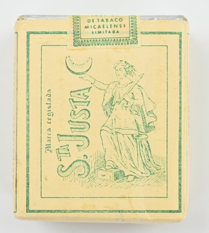 Portuguese WW2 period 'Santa Justa'' Cigarets