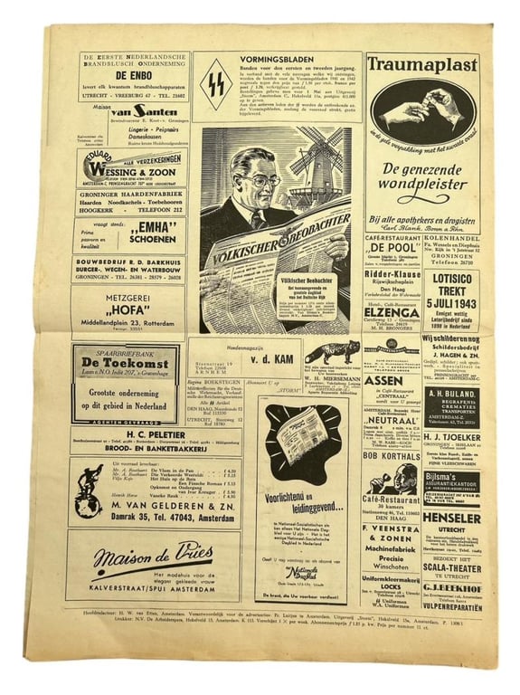 Dutch Waffen SS Newspaper – Storm SS No 2 April 16th 1943