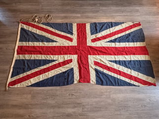 RARE WW1 PATRIOTIC RECRUITMENT PANEL STICHED BRITISH UNION...