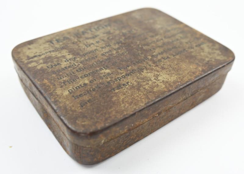 British WW2 Tea Ration Tin Can