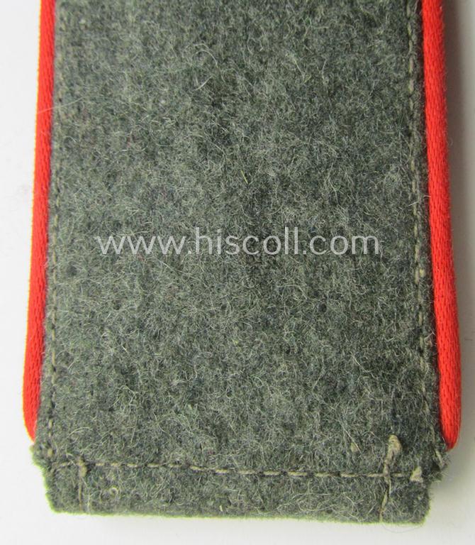 Single, early- (ie. mid-war-)period WH (Heeres) so-called: 'M41 o. 43'-pattern, EM-type shoulderstrap as was intended for - and with certainty worn by! - a: 'Soldat eines (Sturm)Artillerie Abts. o. Rgts.'