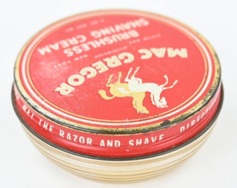 US WW2 Mc Gregor Shaving Cream