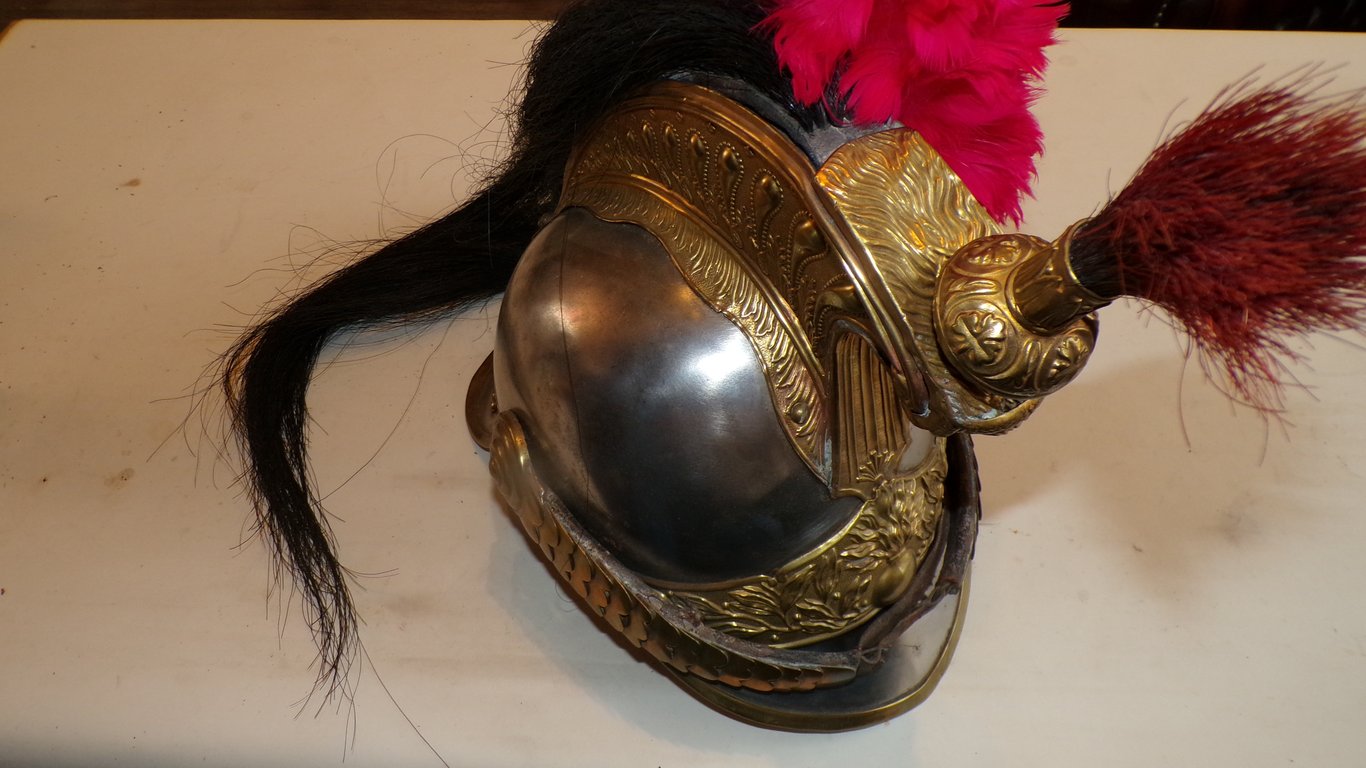French M1874 Matching Cuirasse and Helmet
