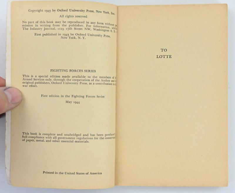 US WW2 Army Report on India Booklet
