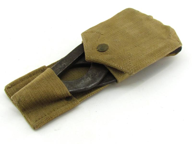 British WWII Wire Cutter in Webbing Cover