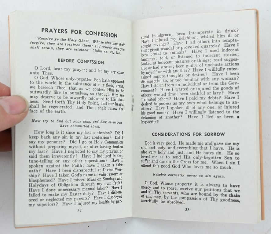 US WW1 Catholic Prayer Book