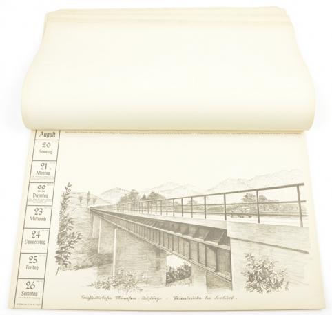 German Reichsautobahn Kalender 1939
