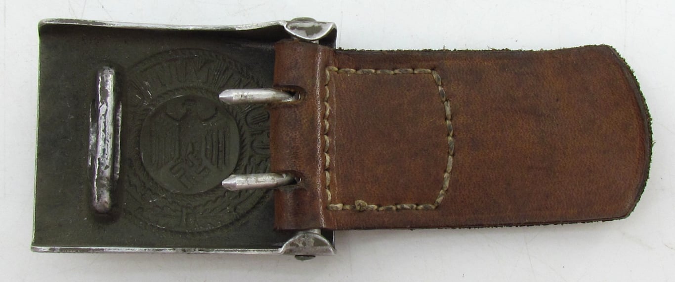 Wehrmacht (Heer) EM/NCO Aluminum Belt Buckle – Gebrüder Gloerfeld 1938