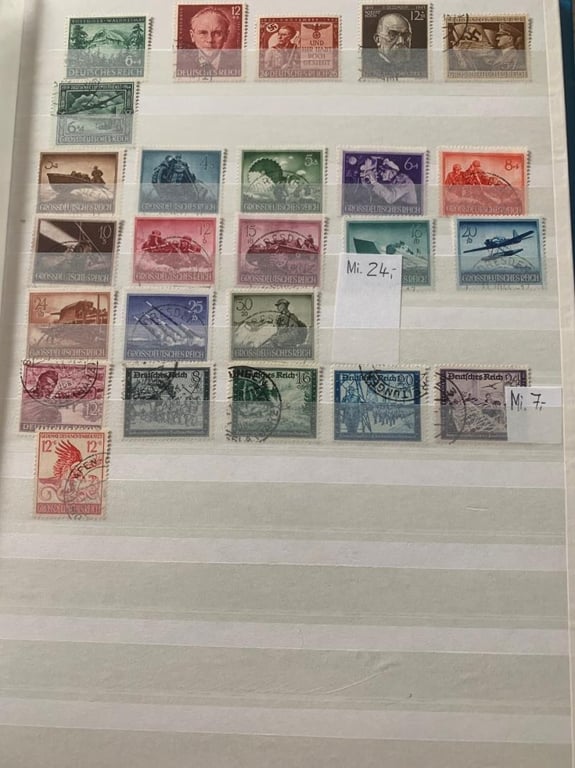 Stamp Album Number Two With Content