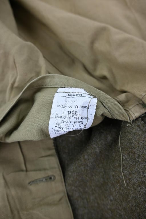 US WW2 Enlisted Men Wool Greatcoat