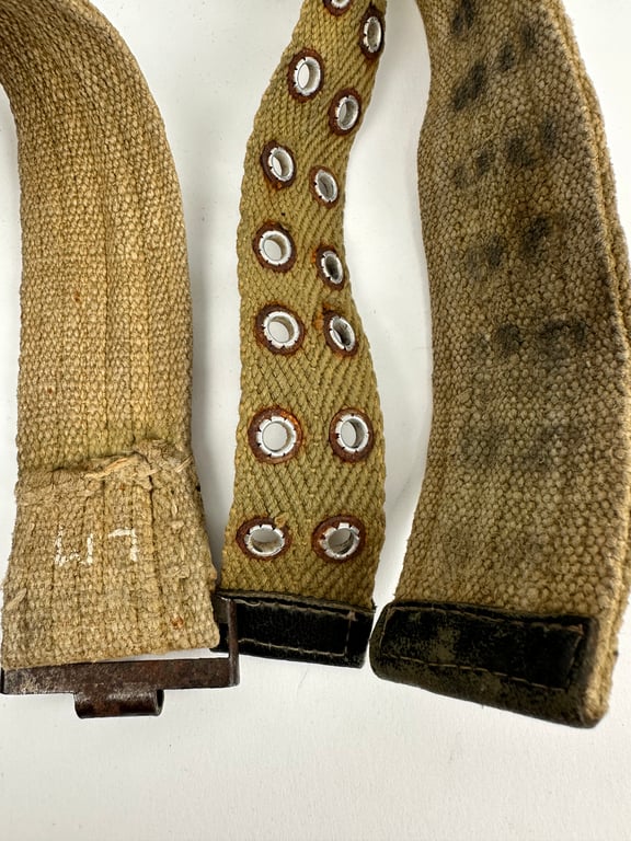 RARE Wehrmacht tropical ‘Afrikakorps’ belt  by  "E. Schneider"