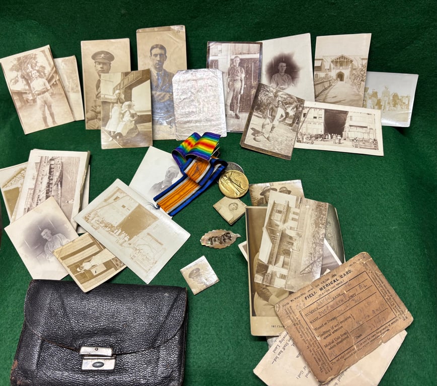 East Lancashire Medal Group to 26560 Pte F Duckworth 1st and 6th Battalions East Lancs