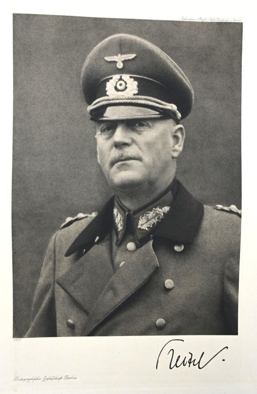German Third Reich Litho Print of Generalfeldmarschall Wilhelm Keitel