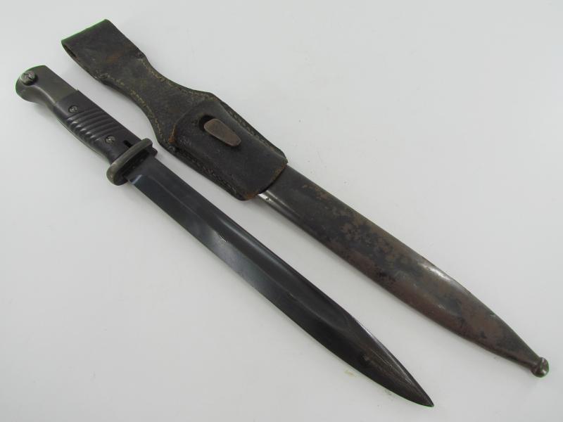 K98 bayonet and Scabbard with Frog Marked Coppel GMBH