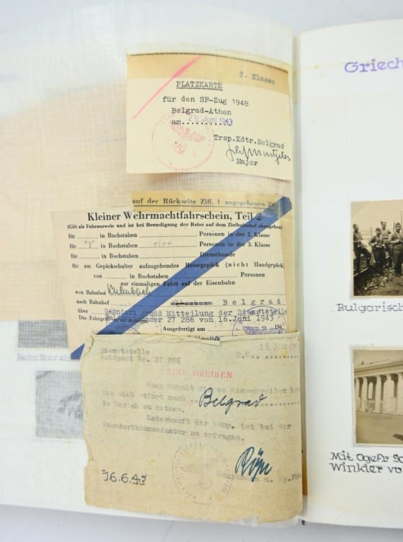 German WH Photoalbum Pioneer Regiment 231