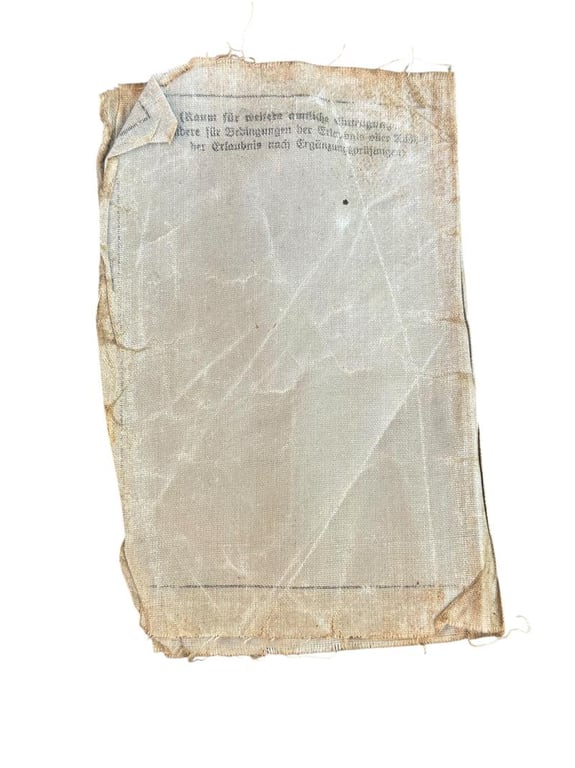 German WWII SS Führerschein (Dass Reich)