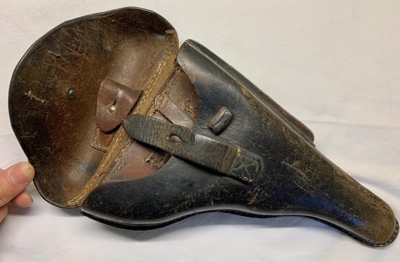 P08 Artillery Converted Leather Holster -S.Mg.42-