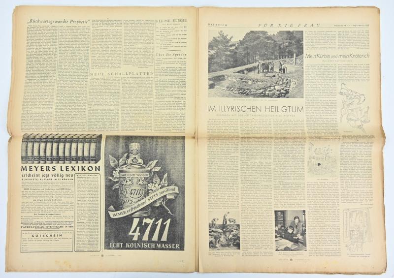 German Newspaper “Das Reich” September 1941