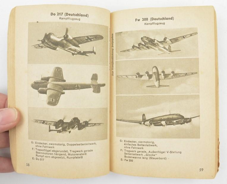 German LW Airplane Identification Booklet
