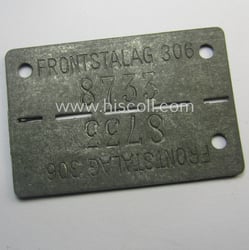 Unusually found, zinc-based WH (Heeres) 'Frontstalag'- (ie. prisoner-related-)...