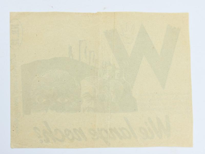 Allied WW2 Droppingsflyer 'Wie Lange Noch?' Part 12