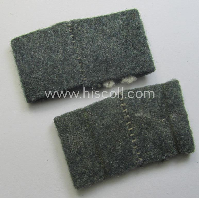 Pair of WH (Heeres) 'Infanterie'-related, 'Schulterstück-Überschuben': 'Soldat des Infanterie-Rgts. 313'