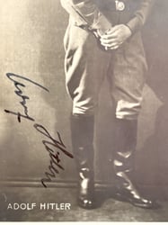 Extremely Rare Early 1920s Authentic Adolf Hitler Hand...