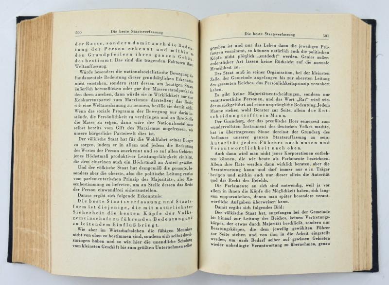 German Adolf Hitler Mein Kampf Book 1943
