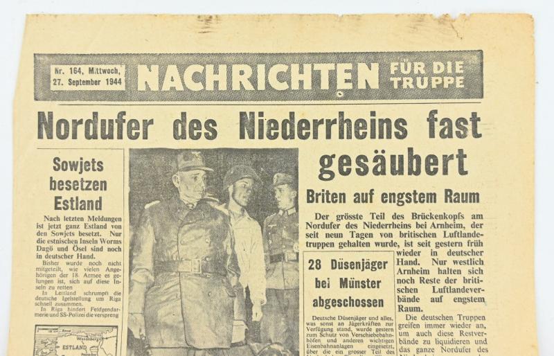 Allied WW2 Droppingsflyer 'Nachrichten für die Truppe' 13 April 1945