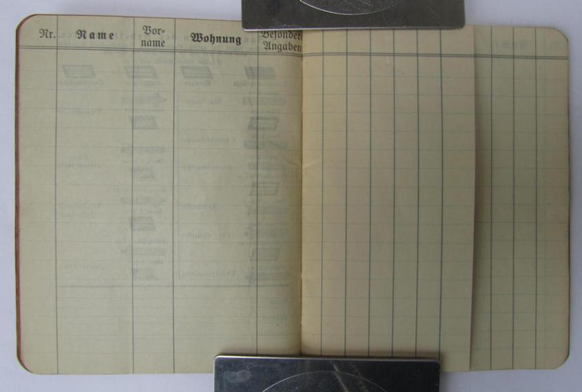 Neat, smaller-sized, period-publication entitled: 'Dienst-Appell-Buch' showing some interesting illustrations