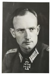 Signature of Wehrmacht Heer KC Recipient 'Werner Kamischke'