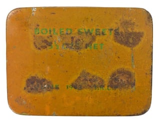 British WW2 Boiled Sweets Tin Can