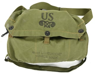 US WW2 Leightweight Service Mask Bag