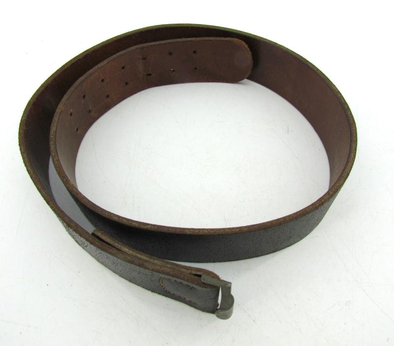 WH/SS Leather Equipment belt ( RB Numbered )